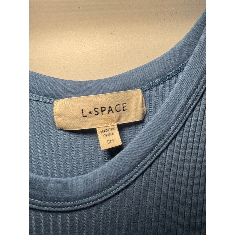 L*SPACE | Jenna Scoop-Neck Midi Dress – Blue (Size S/M, New Without Tags) - Picture 5 of 5
